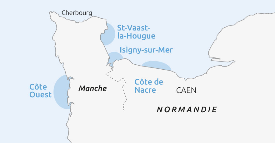 Carte de Normandie