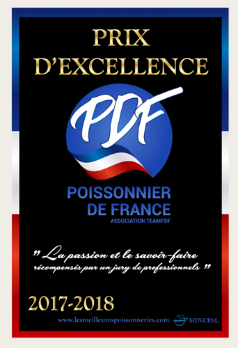 Prix d’excellence 2017 - Poissonnier de France