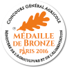 Médaille de bronze 2016 - Concours général agricole